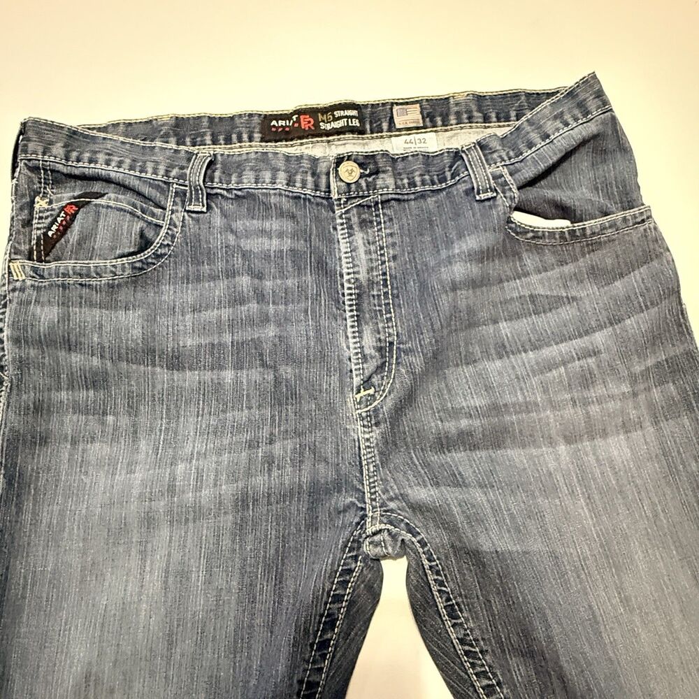 Ariat M5 FR Flame Resistant Jeans Mens 44x30 Workwear Straight Leg Denim Baggy-2